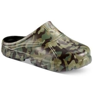 GH Bass Womens Field Clog Flats Camo Blevel Green Brown 11M New